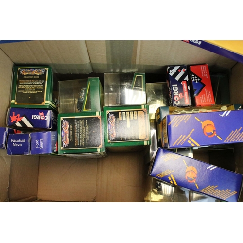 1244 - 50 Boxed Corgi diecast models, mostly 1980s/90s, featuring 01801 Buster Jaguar MK II Buster, Corgi C... 