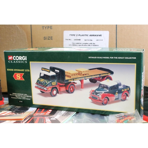 1247 - 16 Boxed Corgi & Atlas Editions Eddie Stobart diecast models & multi-model sets to include CC86610 T... 