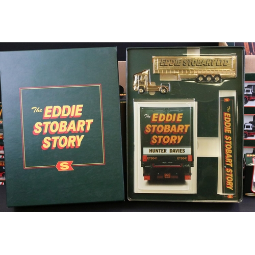 1247 - 16 Boxed Corgi & Atlas Editions Eddie Stobart diecast models & multi-model sets to include CC86610 T... 