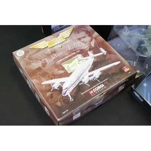 1249 - Ten boxed / cased Corgi ' The Aviation Archive ' diecast models, mostly 1:72 scale, to include 3 x M... 