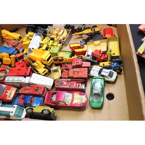 1251 - Over 65 play worn diecast models, featuring mid 20th C examples, to include Matchbox Series, Matchbo... 