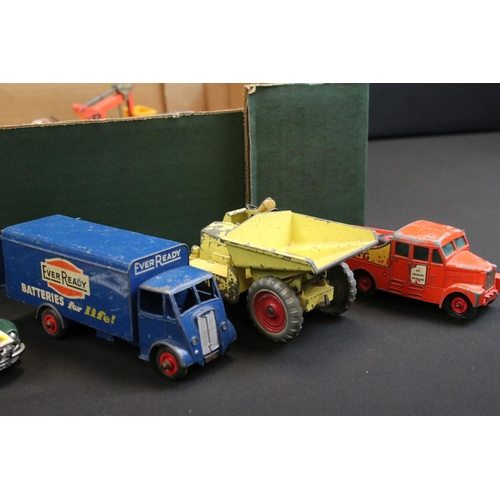 1253 - Over 35 mid 20th C onwards play worn diecast models to include Matchbox & Dinky, featuring Dinky Sup... 