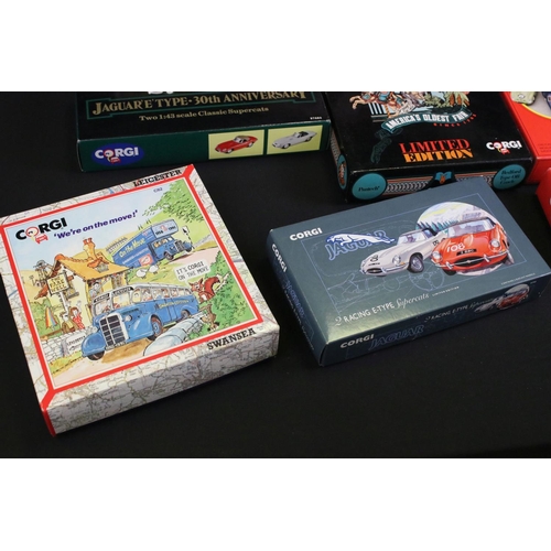 1254 - 14 Boxed Corgi multi-model sets to include D47/1 The Bash Street Kids, 97700 Jaguar Through the Year... 