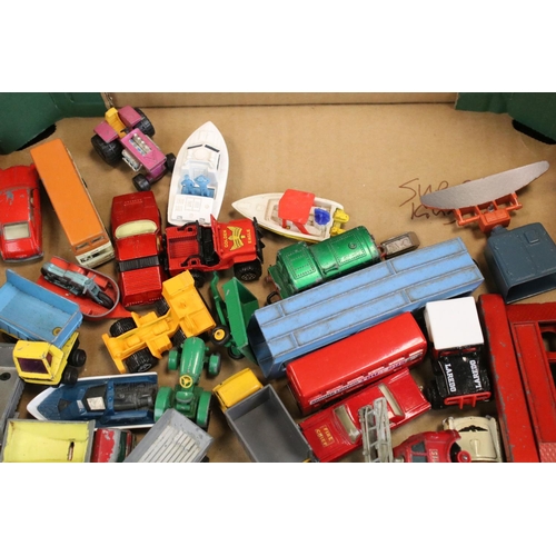 1255 - Around 140 play worn diecast models, mainly mid 20th C examples, to include Matchbox, Lone Star, Din... 