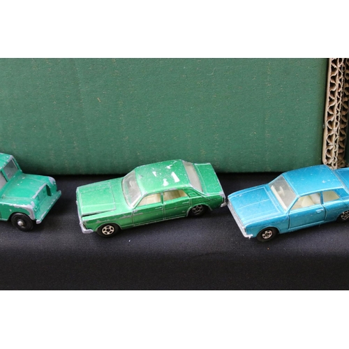 1255 - Around 140 play worn diecast models, mainly mid 20th C examples, to include Matchbox, Lone Star, Din... 