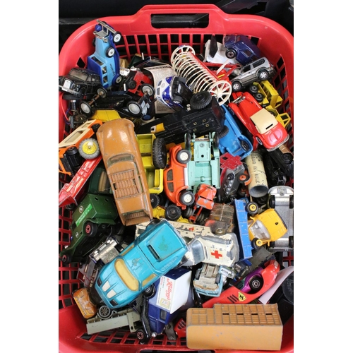 1260 - Quantity of play worn diecast models from mid 20th C onwards t0 include Matchbox, Corgi etc