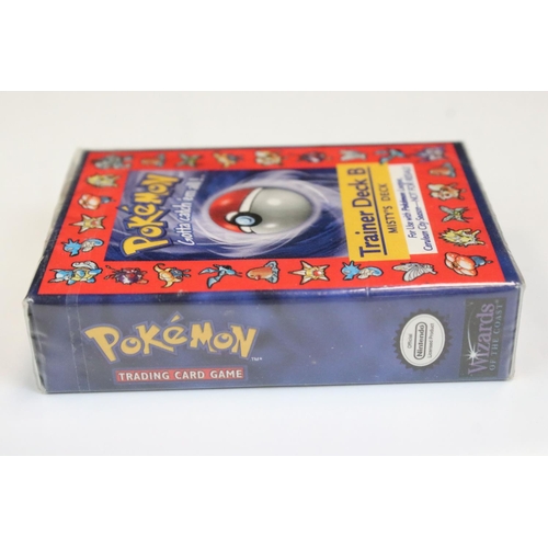 1418 - Pokémon Trading Cards - Sealed & unopened Wizards Of The Coast Pokemon Trainer Deck B Misty's Deck, ... 