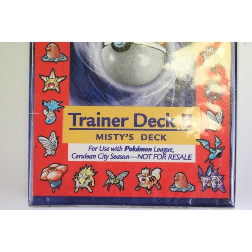 1418 - Pokémon Trading Cards - Sealed & unopened Wizards Of The Coast Pokemon Trainer Deck B Misty's Deck, ... 