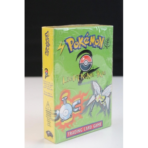 1419 - Pokémon Trading Cards - Sealed Wizards Of The Coast Pokemon Base Set 2 Lightning Bug Theme Deck