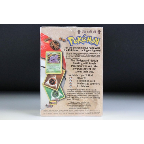 1422 - Pokémon Trading Cards - Sealed Wizards Of The Coast Pokemon Fossil Set BodyGuard Theme Deck