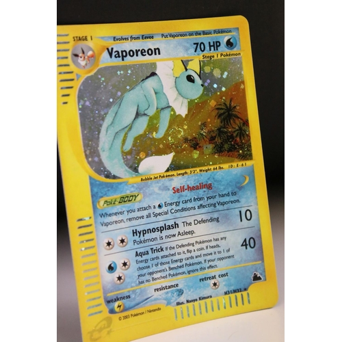 1442 - Pokémon Trading Cards - Two Pokemon Skyridge H cards to include Vaporeon H31/H32 & Umbreon H30/H32, ... 