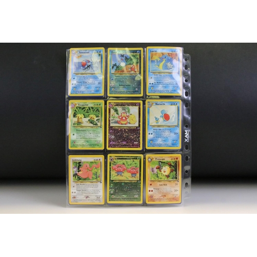 1464 - Pokémon Trading Cards - Complete Pokemon Southern Islands Collection cards, some bending to cards bu... 