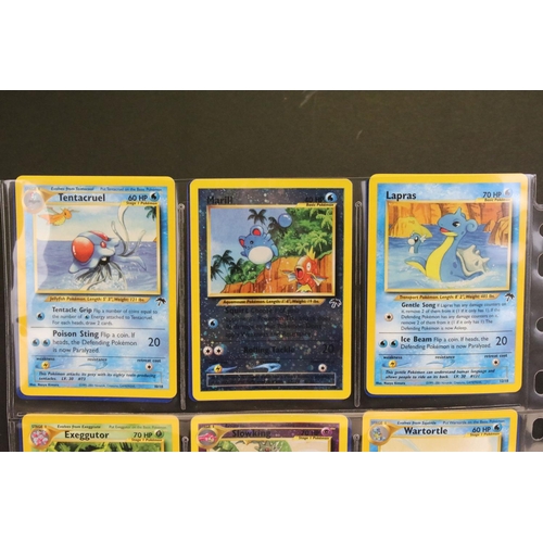 1464 - Pokémon Trading Cards - Complete Pokemon Southern Islands Collection cards, some bending to cards bu... 