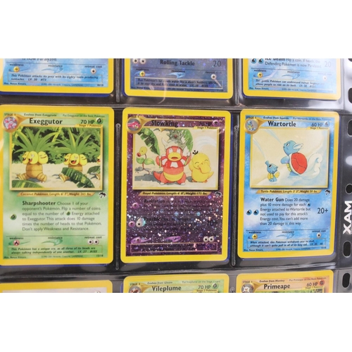 1464 - Pokémon Trading Cards - Complete Pokemon Southern Islands Collection cards, some bending to cards bu... 