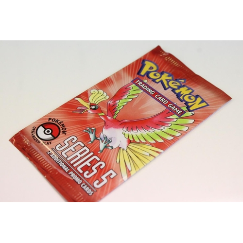 1465 - Pokémon Trading Cards - Sealed Pokemon POP Series 5 Booster Pack, HO Oh