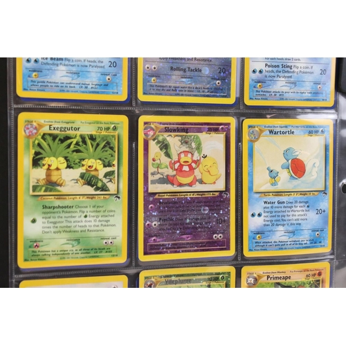 1475 - Pokémon Trading Cards - Complete Pokemon Southern Islands Collection cards, some bending to cards bu... 