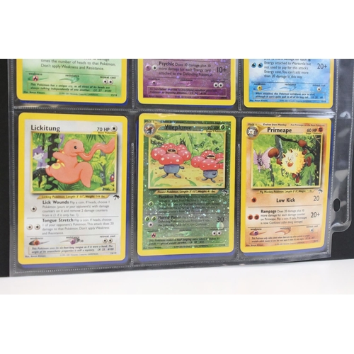 1475 - Pokémon Trading Cards - Complete Pokemon Southern Islands Collection cards, some bending to cards bu... 