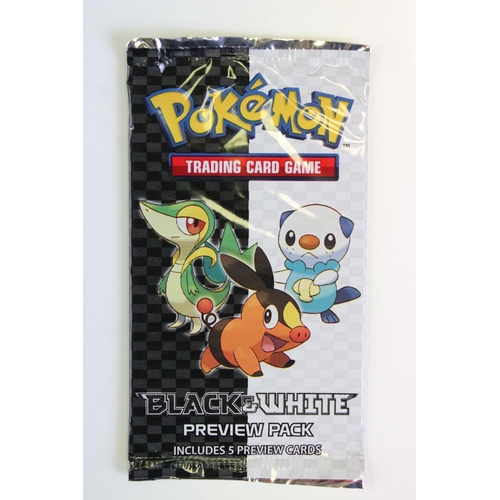 1485 - Pokémon Trading Cards - Four Pokemon sealed Packs to include Black & White Preview Pack, EX Power Ke... 