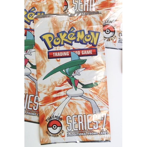 1489 - Pokémon Trading Cards - 26 Pokemon sealed POP Series 7 Booster Packs