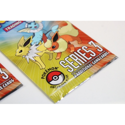 1493 - Pokémon Trading Cards - Two Pokemon sealed POP Series 3 Booster Pack