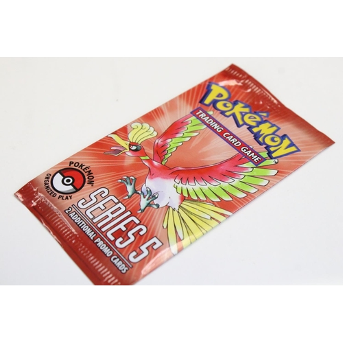 1504 - Pokémon Trading Cards - Sealed Pokemon POP Series 5 Booster Pack, HO Oh