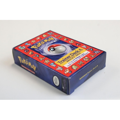 1507 - Pokémon Trading Cards - Wizards Of The Coast Pokemon Trainer Deck A Brock's Deck, storage ware to bo... 