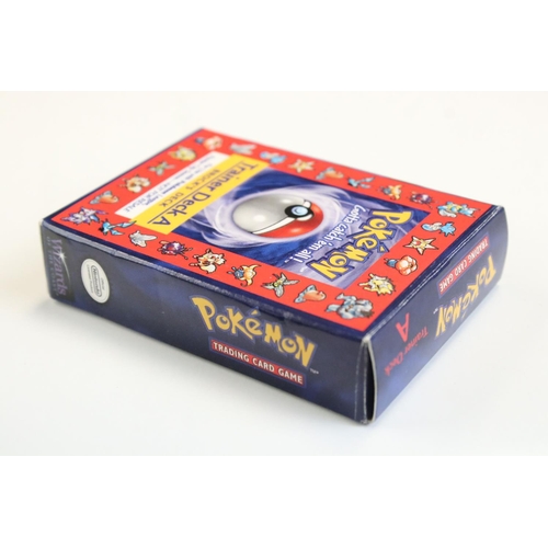 1507 - Pokémon Trading Cards - Wizards Of The Coast Pokemon Trainer Deck A Brock's Deck, storage ware to bo... 