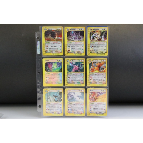 1511 - Pokémon Trading Cards - 10 Pokemon Rare Holo Cards to include Skyridge Golum 148/144, Aquapolis Nido... 