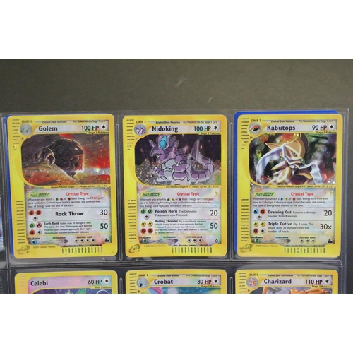 1511 - Pokémon Trading Cards - 10 Pokemon Rare Holo Cards to include Skyridge Golum 148/144, Aquapolis Nido... 