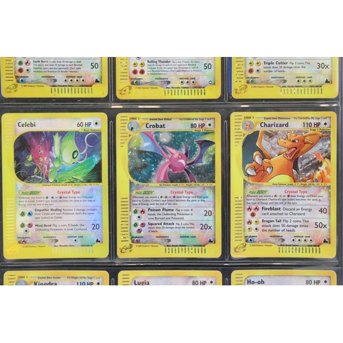 1511 - Pokémon Trading Cards - 10 Pokemon Rare Holo Cards to include Skyridge Golum 148/144, Aquapolis Nido... 