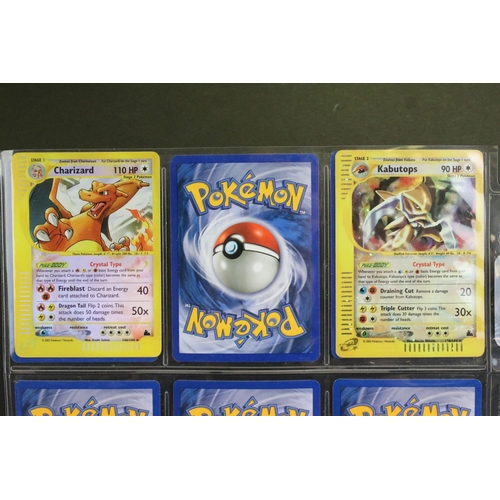 1511 - Pokémon Trading Cards - 10 Pokemon Rare Holo Cards to include Skyridge Golum 148/144, Aquapolis Nido... 