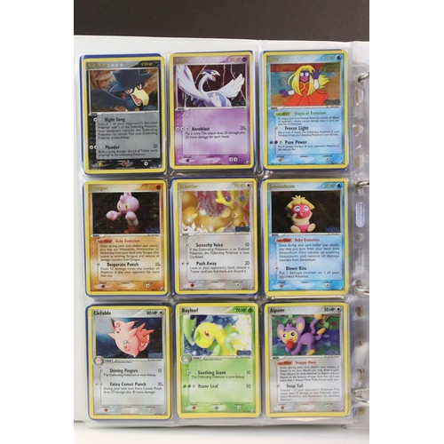 1513 - Pokémon Trading Cards - Near Complete Pokemon EX Unseen Forces card Set including Entei Star 113/115... 