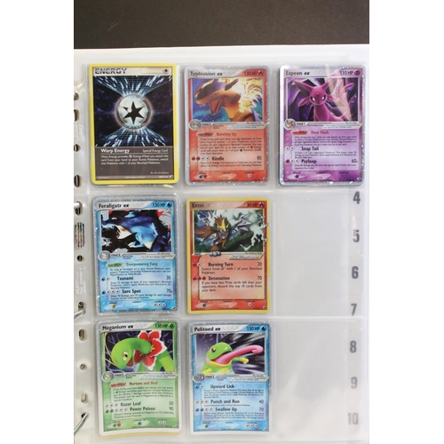 1513 - Pokémon Trading Cards - Near Complete Pokemon EX Unseen Forces card Set including Entei Star 113/115... 