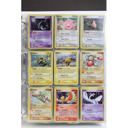 1513 - Pokémon Trading Cards - Near Complete Pokemon EX Unseen Forces card Set including Entei Star 113/115... 