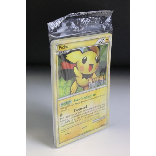 1517 - Pokémon Trading Cards - Sealed Pokemon HeartGold & SoulSilver Pre Release Pichu Pack