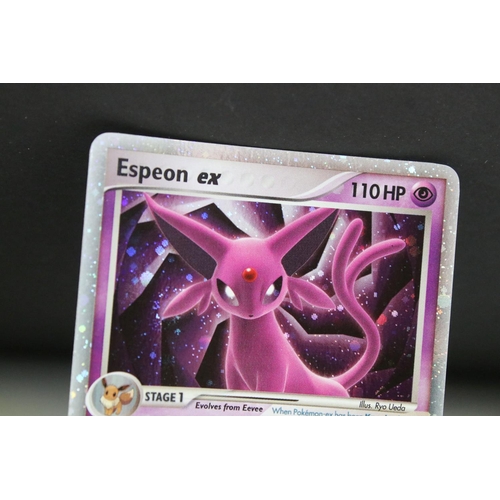 1518 - Pokémon Trading Cards - Pokemon EX Unseen Forces Espeon EX 102/115 card, slight bend but otherwise e... 