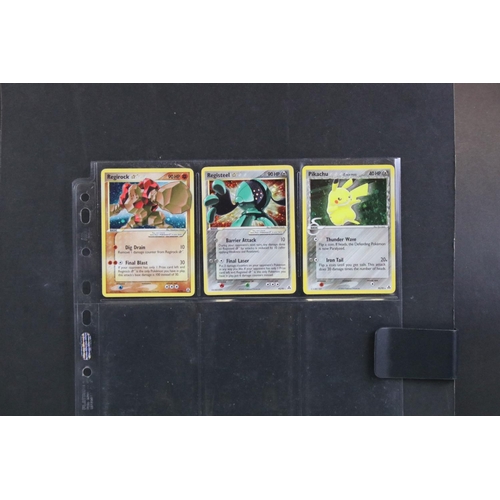 1520 - Pokémon Trading Cards - Near Complete Pokemon EX Legend Maker card Set including Regirock Star 91/92... 