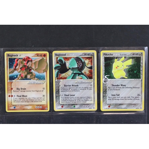 1520 - Pokémon Trading Cards - Near Complete Pokemon EX Legend Maker card Set including Regirock Star 91/92... 