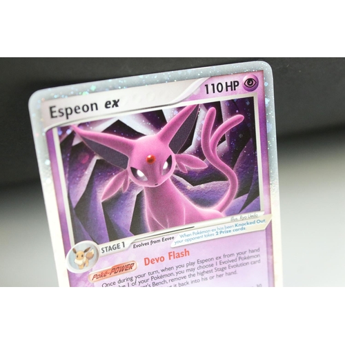 1527 - Pokémon Trading Cards - Pokemon EX Unseen Forces Espeon EX 102/115 card, slight bend but otherwise e... 