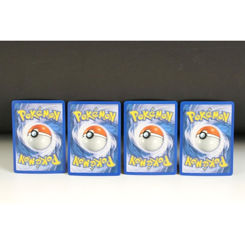 1528 - Pokémon Trading Cards - Four Pokemon EX Legend Maker Secret Rare Pikachu 93/92 card, slight bend but... 