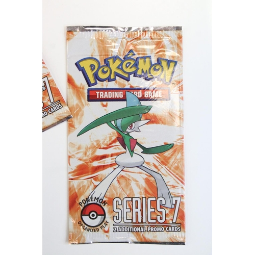 1529 - Pokémon Trading Cards - 30 Pokemon sealed POP Series 7 Booster Packs