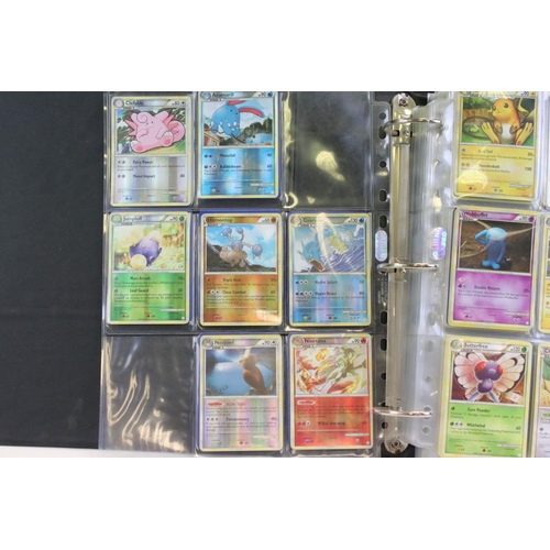 1535 - Pokémon Trading Cards - Near Complete Pokemon HeartGold & SoulSilver Card Set including Staff Pre Re... 