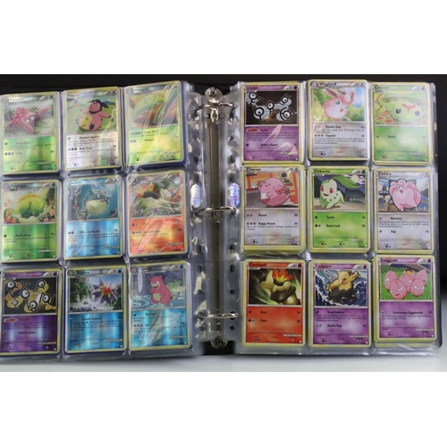 1535 - Pokémon Trading Cards - Near Complete Pokemon HeartGold & SoulSilver Card Set including Staff Pre Re... 