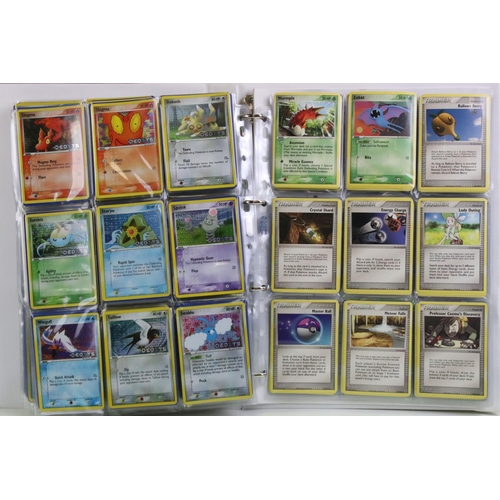 1541 - Pokémon Trading Cards - Near Complete Pokemon EX Deoxys card set including Gold Star Rayquaza 107/10... 