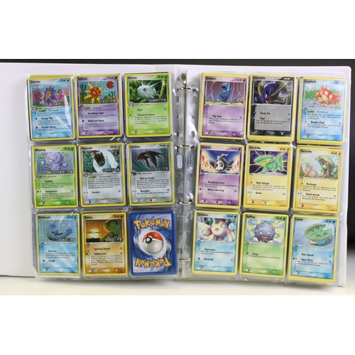 1541 - Pokémon Trading Cards - Near Complete Pokemon EX Deoxys card set including Gold Star Rayquaza 107/10... 