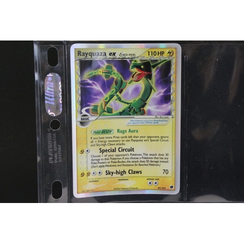 1544 - Pokémon Trading Cards - Eight Ex Pokemon cards to include Dragon Frontiers Kingdra ex 94/101, Dragon... 