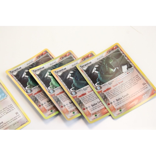 1558 - Pokémon Trading Cards - Near Complete Pokemon Delta Species Card Set including 3 x Dragonite 3/113, ... 