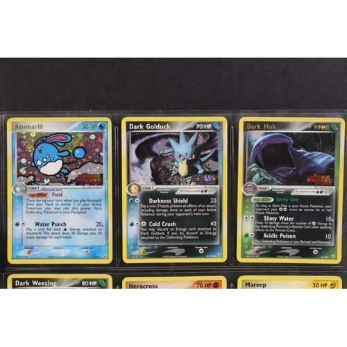 1564 - Pokémon Trading Cards - Nine Pokemon Ex Team Rocket Returns cards to include Reverse Holo Azumarill ... 