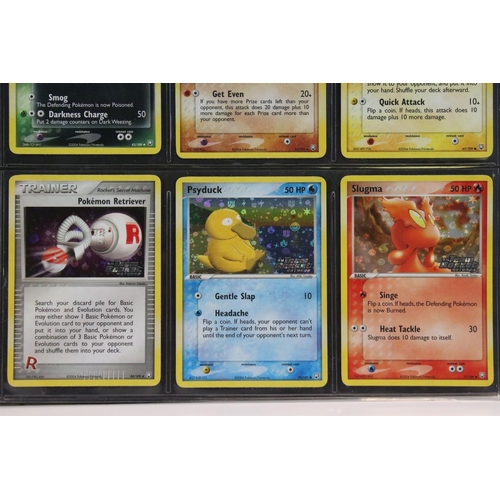 1564 - Pokémon Trading Cards - Nine Pokemon Ex Team Rocket Returns cards to include Reverse Holo Azumarill ... 