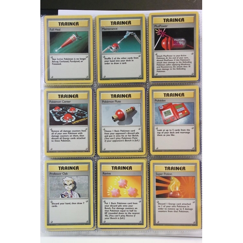 1565 - Pokémon Trading Cards - Complete Wizards Of The Coast Base Set with many duplicates & 1 x 1st Macham... 